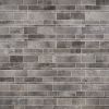 Railroad Concrete Dark Gray Solid Core Peel & Stick Mosaic Tile ...