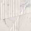 Michael Habachy Barcode Medio Carrara 8x8 Marble Tile