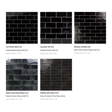 Black Tiles | TileBar.com