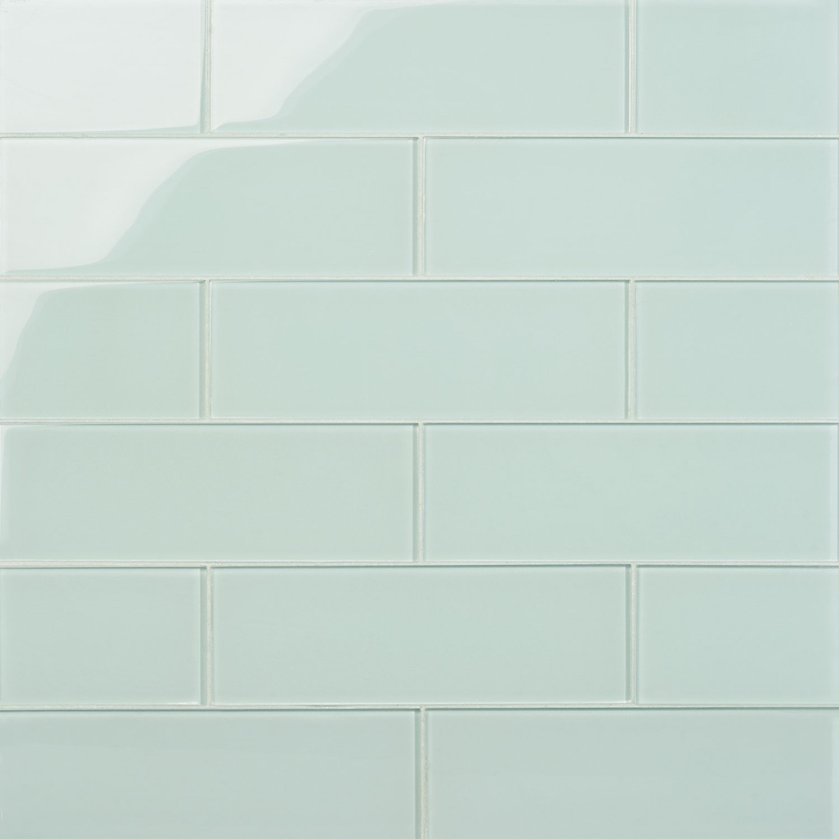 Loft Seafoam 4x12 Polished Glass Tile | TileBar.com